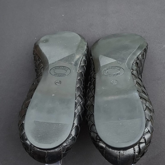 ROBERT ZUR LEATHER WOVEN CUTE  FLATS SIZE 40 IN GUC - Picture 9 of 16